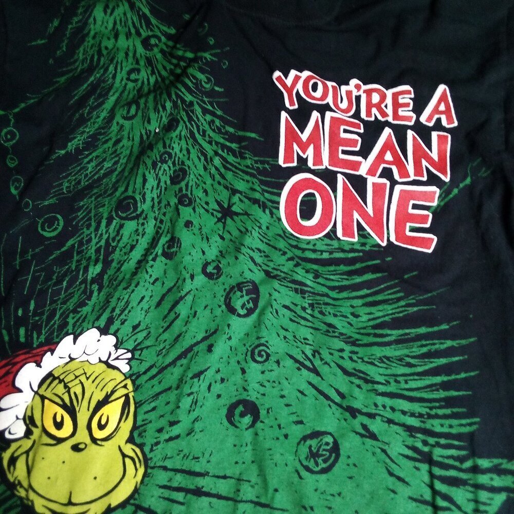 Vintage Dr. Seuss The Grinch Mean One AOP T-Shirt
